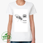 Женская футболка органик