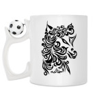 Кружка с футбольным мячиком