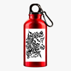 Металлическая бутылка 400 мл UV-DTF