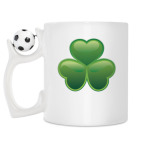 Кружка с футбольным мячиком