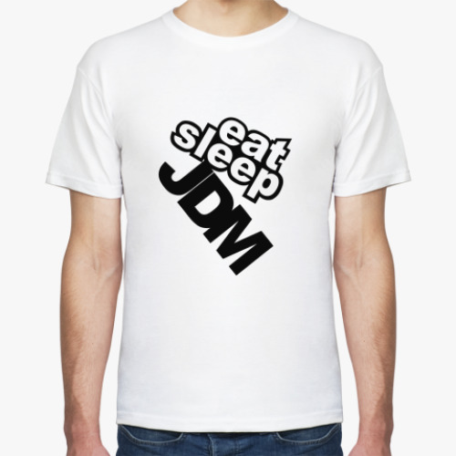 Футболка с принтом jdm