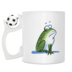 Кружка с футбольным мячиком