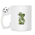 Кружка с футбольным мячиком
