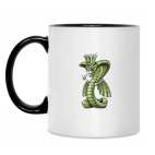 Кружка двухцветная