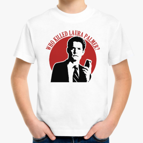 Детская футболка с принтом Twin Peaks Dale Cooper