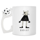 Кружка с футбольным мячиком