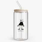 Банка с бамбуковой крышкой