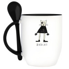 Кружка с ложкой