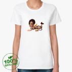 Женская футболка органик