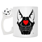 Кружка с футбольным мячиком