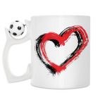 Кружка с футбольным мячиком