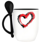 Кружка с ложкой