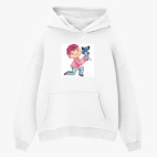 Толстовка худи оверсайз