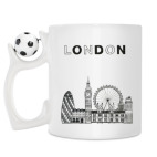 Кружка с футбольным мячиком