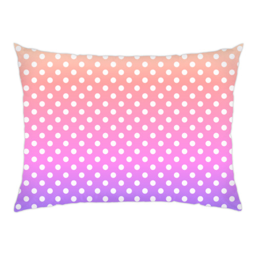 Подушка с принтом Кружочки