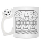 Кружка с футбольным мячиком