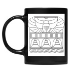 Кружка цветная UV-DTF