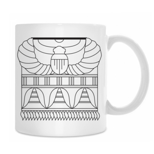 Кружка с принтом Египет