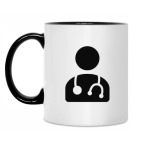 Кружка двухцветная