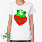 Женская футболка органик