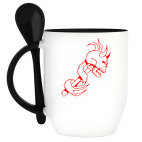 Кружка с ложкой