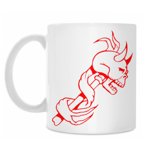 Кружка с принтом Черепа