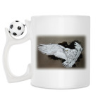 Кружка с футбольным мячиком