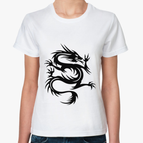 Классическая футболка дракон