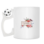 Кружка с футбольным мячиком