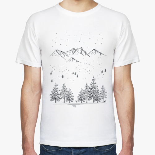 Футболка Снежные горы