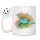 Кружка с футбольным мячиком