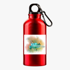 Металлическая бутылка 400 мл UV-DTF