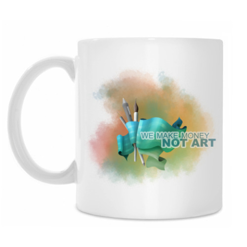 Кружка с принтом Not art