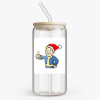 Банка с бамбуковой крышкой