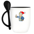 Кружка с ложкой