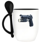 Кружка с ложкой