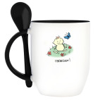 Кружка с ложкой