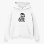 Толстовка худи оверсайз