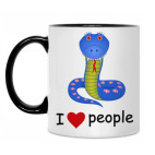 Кружка двухцветная