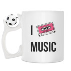 Кружка с футбольным мячиком