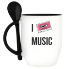 Кружка с ложкой