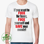 Мужская футболка органик