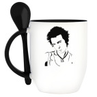 Кружка с ложкой