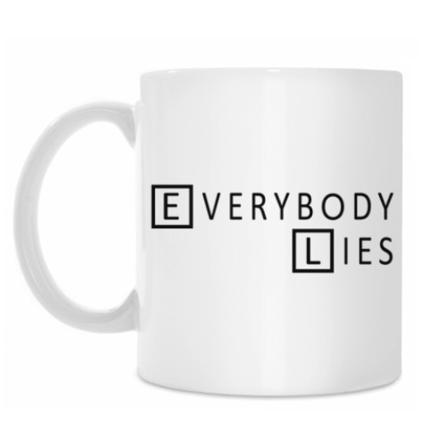 Кружка с принтом House Все лгут