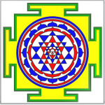Шри Янтра символ мандала