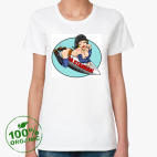 Женская футболка органик