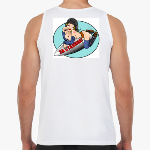 Майка с принтом Танкистская фея