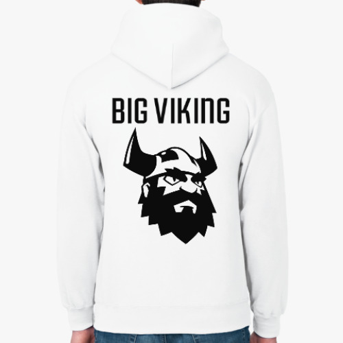 Толстовка худи с принтом Big Viking