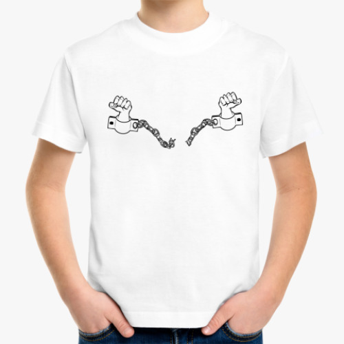 Детская футболка с принтом Receive freedom!