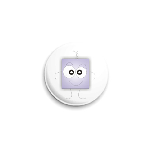 Значок 25мм с принтом  Чувакер